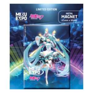 Hatsune Miku Fridge Magnet Miku Expo 10th Anniversary Art By Kei Ver. Edizione Limitata Popbuddies