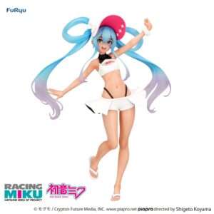 Hatsune Miku Gt Project Trio-try-it Pvc Statua Racing Miku 2024 Summer Holiday Ver. 21 Cm Furyu