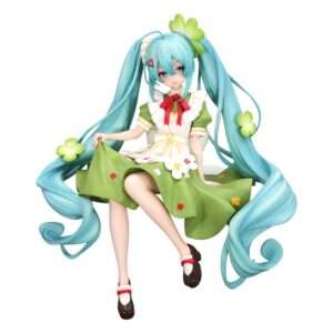 Hatsune Miku Noodle Stopper Pvc Statua Flower Fairy Clover 15 Cm Furyu