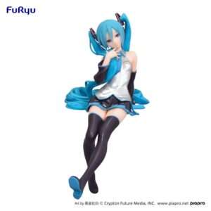 Hatsune Miku Noodle Stopper Pvc Statua Kuroboshi Kouhaku Ver. (re-run) 14 Cm Furyu