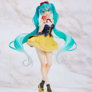 Hatsune Miku Pvc Statua Hatsune Miku Wonderland Biancaneve 18 Cm Taito Prize