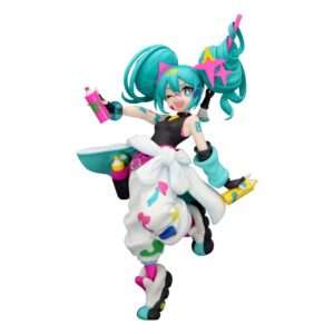 Hatsune Miku Trio-try-it Pvc Statua Miku Paint Girl 19 Cm Furyu