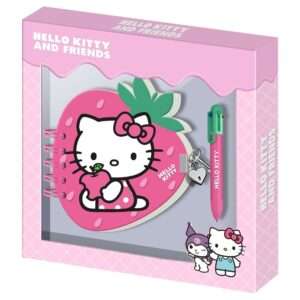Hello Kitty E Friends Cannucciaberry Diario + Pen Karactermania