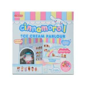 Hello Kitty E Friends Mini Figura Sticker House Cinnamoroll Ice Cream Parlour Comansi