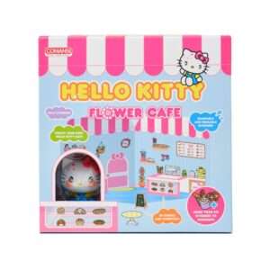 Hello Kitty E Friends Mini Figura Sticker House Hello Kitty Flower Café Comansi