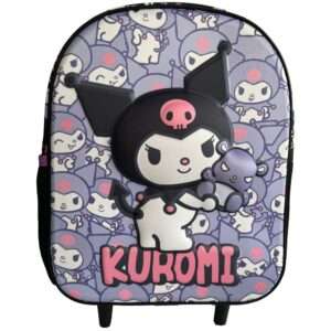 Hello Kitty Kuromi 3D trolley 32cm Manenti