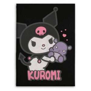Hello Kitty Kuromi Flannel blanket 110x150cm Sanrio