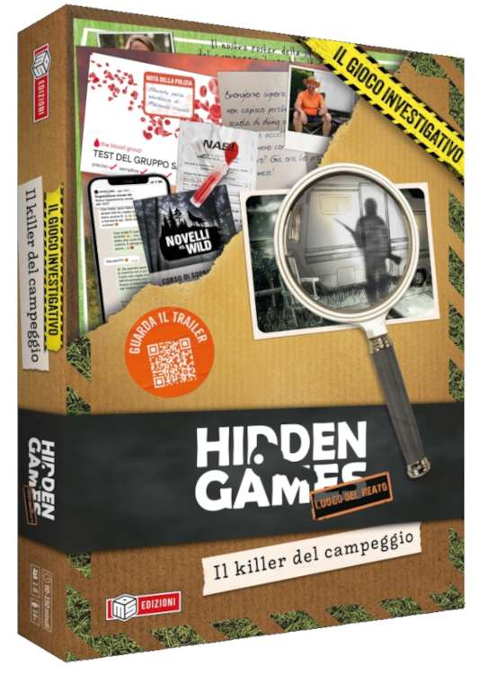 HIDDEN GAMES - IL KILLER DEL CAMPEGGIO GIOCHI DA TAVOLO - GIOCHI DA TAVOLO/SOCIETA'