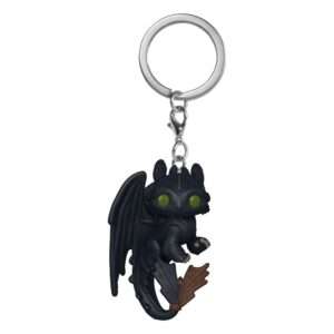 How To Train Your Dragon Lam Pop! Vinile Portachiavis 4 Cm Toothless Funko