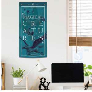 H.POTTER MAGICAL CREATURES WALL BANNER WALL SCROLL BS STUDIO