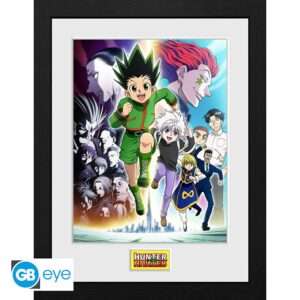 Hunter X Hunter Stampa Incorniciata "Key Art Running" (30 x 40cm) GB Eye