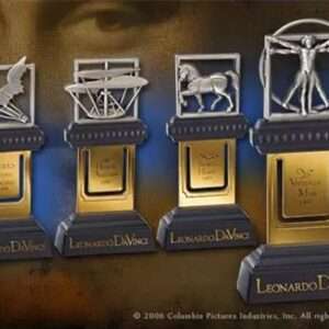 Il Codice da Vinci Set 4 Segnalibri Leonardo da Vinci Noble Collection