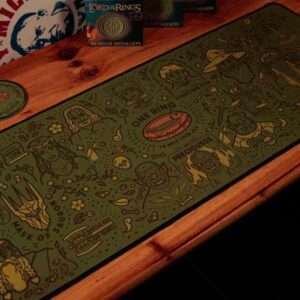Il Signore Degli Anelli Desk Pad&coaster Set Accessori Fanattik