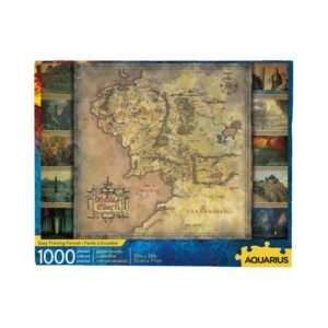 Il Signore Degli Anelli Map 1000 Pezzi Puzzle Puzzle Aquarius Ent