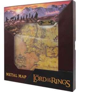 Il Signore Degli Anelli Metal Map Poster Fanattik