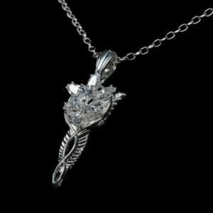Il Signore Degli Anelli Replica 1/1 Pendant & Chain Evenstar (sterling Silver) Weta Workshop