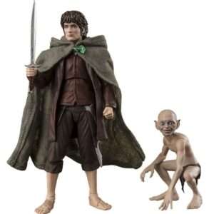Il Signore Degli Anelli S.h. Figuarts Action Figures Frodo Baggins & Gollum Bandai Tamashii Nations
