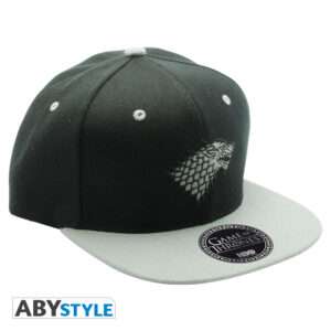 Il Trono Di Spade - Cappellino Snapback - Black & Grey - "stark"