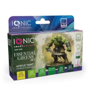 IONIC ESSENTIAL GREENS PAINT SET Colori Ammo By Mig Jimenez