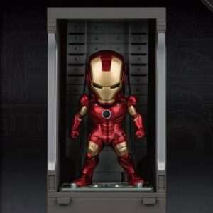 Iron Man 3 Statua Sala Delle Armature Mark Iii Figura 8cm Mini Uova Beast Kingdom