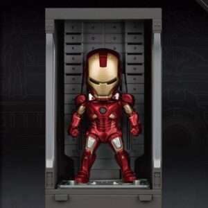 Iron Man 3 Statua Sala Delle Armature Mark VII Figura 8cm Mini Uova Beast Kingdom
