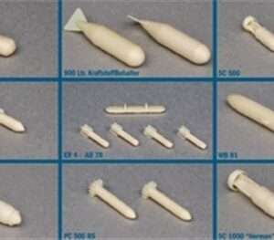 Italeri IT26102 WWII GERMAN AIRCRAFT WEAP.KIT 1:72 Modellino