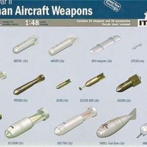 Italeri IT2691 German Aircraft Weapons WWII  KIT 1:48 Modellino