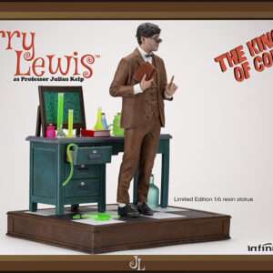 Jerry Lewis Old&rare Ed. Limitata Statua Resina 1/6 30 Cm Infinite Statue