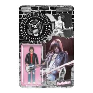 Johnny Ramone Reaction Action Figura Wave 01 Johnny Ramone 10 Cm Super7