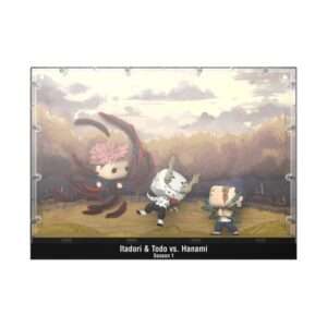 Jujutsu Kaisen Pop Moments Vinile Figures Itadori & Todo Vs Hanami 9 Cm Funko