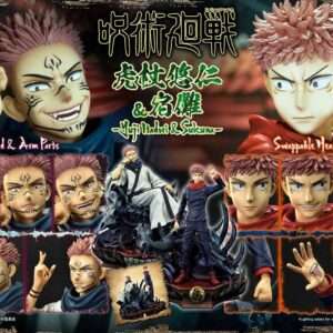 Jujutsu Kaisen Yuji E Sukuna Statua Set Statua Prime 1 Studio