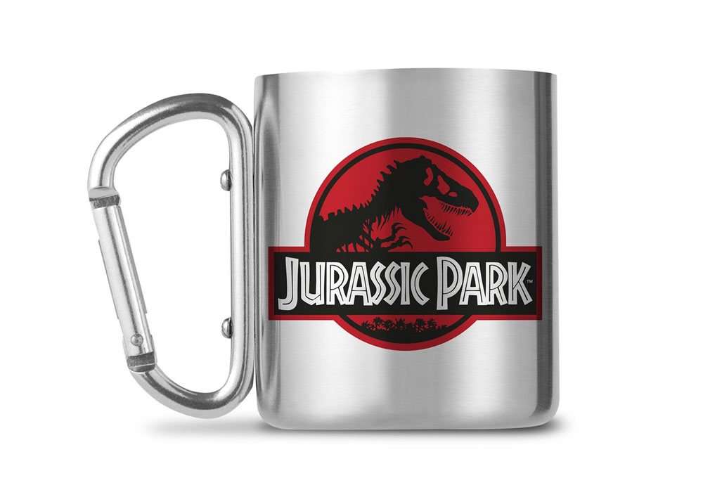 Jurassic Park Carabiner Tazza logo Gb Eye