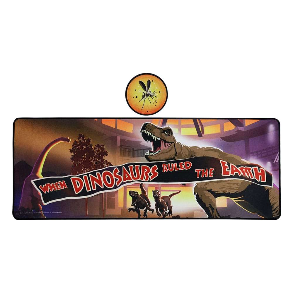 Jurassic Park Desk Pad & Sottobicchiere Set Dinosaurs Edizione Limitata Fanattik