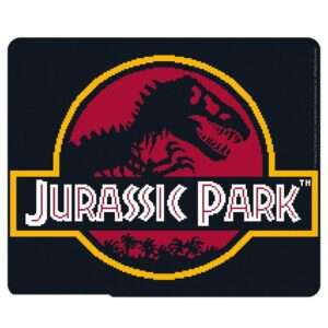 Jurassic Park - Flexible Tappetino Per Mouse - Pixel Logo
