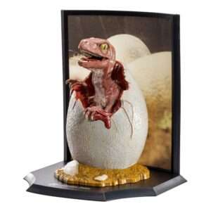 Jurassic Park Toyllectible Treasure Statua Raptor Uova Life Finds A Way 12 Cm Noble Collection