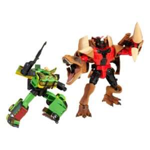 Jurassic Park X Transformers Generations Action Figures Tyrannocon Rex 18 Cm & Autobot JP93 14 Cm Hasbro