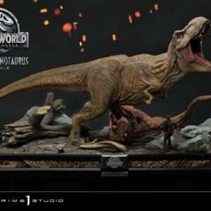 Jurassic World: Fallen Kingdom Statua 1/15 T-rex & Carnotaurus 90 Cm Prime 1 Studio