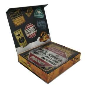Jurassic World Mini Replica Warning Signs Factory Entertainment