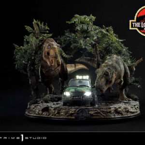 Jurassic World: The Lost World Statua 1/15 T-rex Cliff Attack 53 Cm Prime 1 Studio