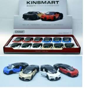 KINSMART KT5423D BUGATTI CHIRON SUPERSPORT COL.ASS cm 12 Modellino