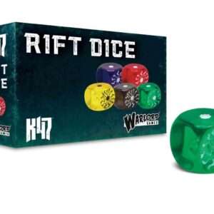 KONFLIKT 47 2025 RIFT DICE GREEN Dadi Warlord Games