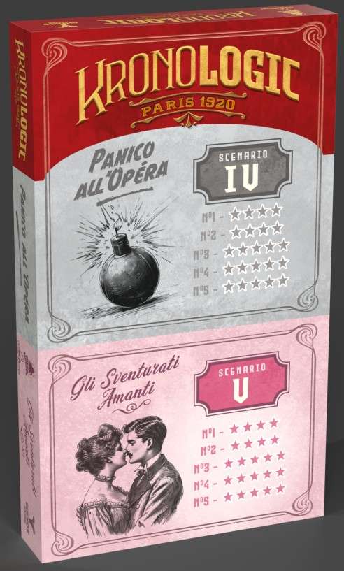 Kronologic Paris 1920 Italiano Espansione Gioco Da Tavolo DV Giochi