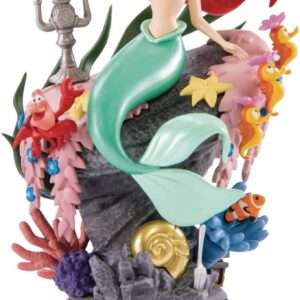 La Sirenetta Disney Figura Ariel Sebastian Flounder Diorama 15 cm Beast Kingdom