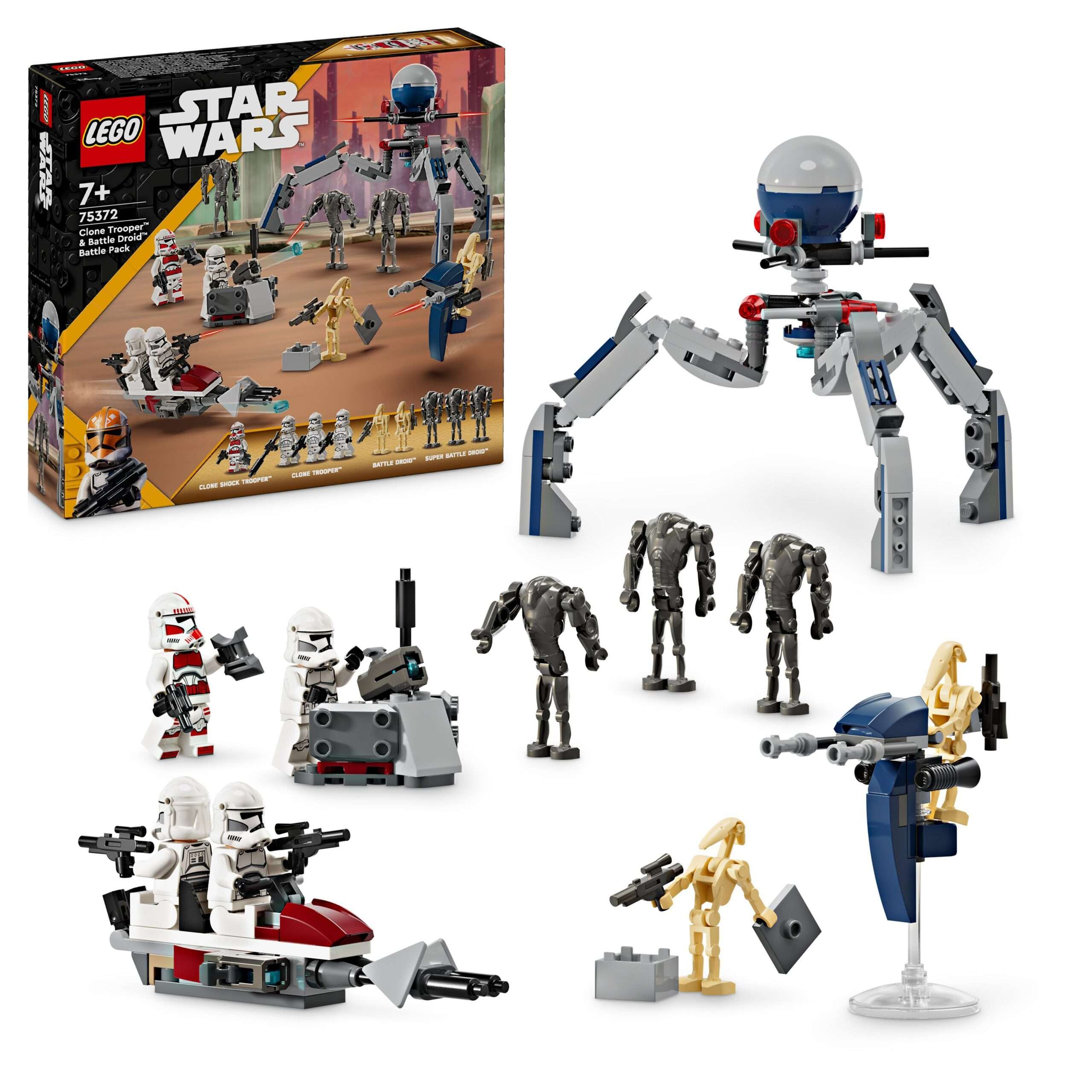 LEGO STAR WARS 75372 - BATTLE PACK CLONE TROOPER E BATTLE DROID