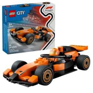 LEGO CITY 60442 - PILOTA E MONOPOSTO MCLAREN F1