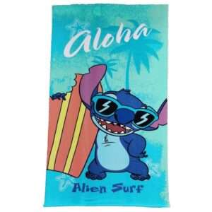 Lilo e Stitch Telo Mare Microfibra Alien Surf 70 x 140 Cm Disney