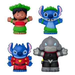 Lilo & Stich Fisher-price Little People Da Collezionemini Figures 4-pack 7 Cm Mattel