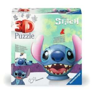 Lilo & Stitch 3d Puzzle Ball Con Ears Stitch (72 Pezzi) Ravensburger