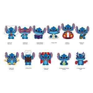 Lilo & Stitch 3d Pvc Bag Clips Series 7  Con Figure Int.