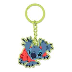 Lilo & Stitch Rubber Portachiavi Stitch Difuzed